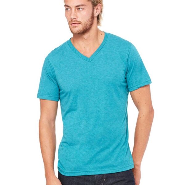 Unisex Triblend V-Neck Short Sleeve Tee Thumbnail